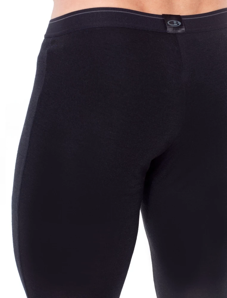 Icebreaker Mens Merino 175 Everyday Leggings Black 6 Icebreaker Mens Merino 175 Everyday Leggings Black - Image 4