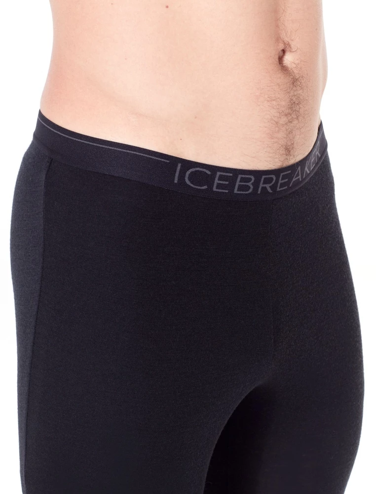 Icebreaker Mens Merino 175 Everyday Leggings Black 7 Icebreaker Mens Merino 175 Everyday Leggings Black - Image 5