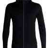 Icebreaker Mens Merino Elemental LS Zip Hoodie Black M 2 Icebreaker Mens Merino Elemental LS Zip Hoodie Black M -Cheap Icebreaker Shop 104490001 1