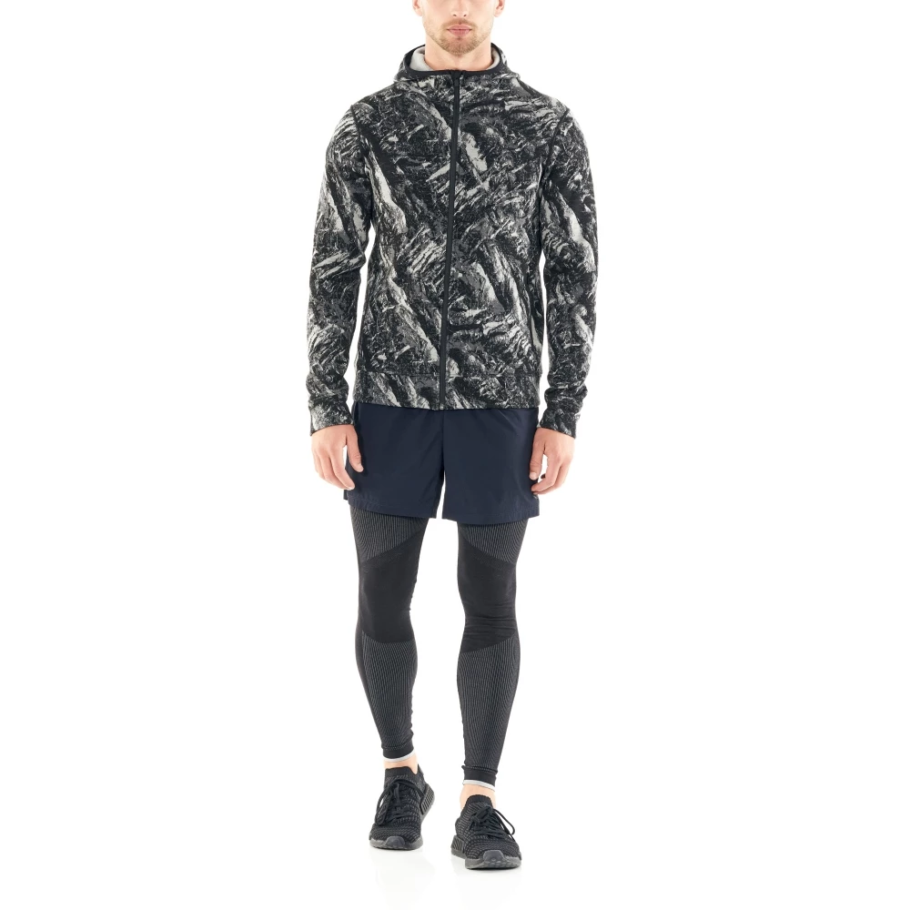 Icebreaker Merino Elemental Zip Mens Hoodie Glacier L 5 Icebreaker Merino Elemental Zip Mens Hoodie Glacier L - Image 3