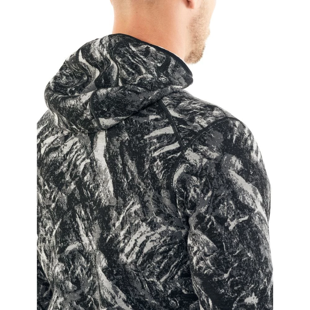 Icebreaker Merino Elemental Zip Mens Hoodie Glacier L 8 Icebreaker Merino Elemental Zip Mens Hoodie Glacier L - Image 6