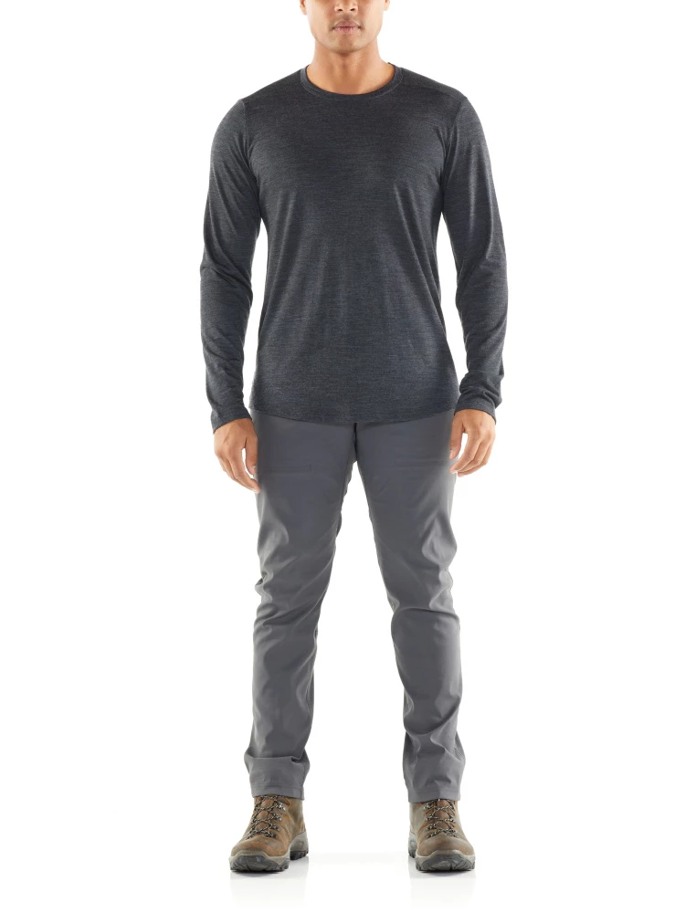 Icebreaker Sphere Merino Hybrid Mens Long Sleeve Shirt Black M 5 Icebreaker Sphere Merino Hybrid Mens Long Sleeve Shirt Black M - Image 3