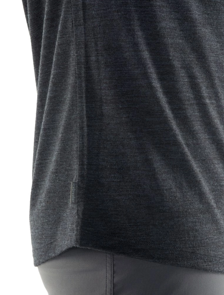 Icebreaker Sphere Merino Hybrid Mens Long Sleeve Shirt Black M 7 Icebreaker Sphere Merino Hybrid Mens Long Sleeve Shirt Black M - Image 5