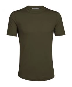 Icebreaker Merino Cool-Lite Sphere Mens T-Shirt Deep Olive XL -Cheap Icebreaker Shop 104570069 1 1