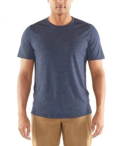 Icebreaker Merino Cool-Lite Sphere Short Sleeve Crewe T-Shirt Midnight Navy Heather