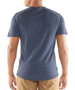 Icebreaker Merino Hybrid Sphere Mens T-Shirt Blue Heather Medium 9 Icebreaker Merino Hybrid Sphere Mens T-Shirt Blue Heather Medium -Cheap Icebreaker Shop 104570401 3