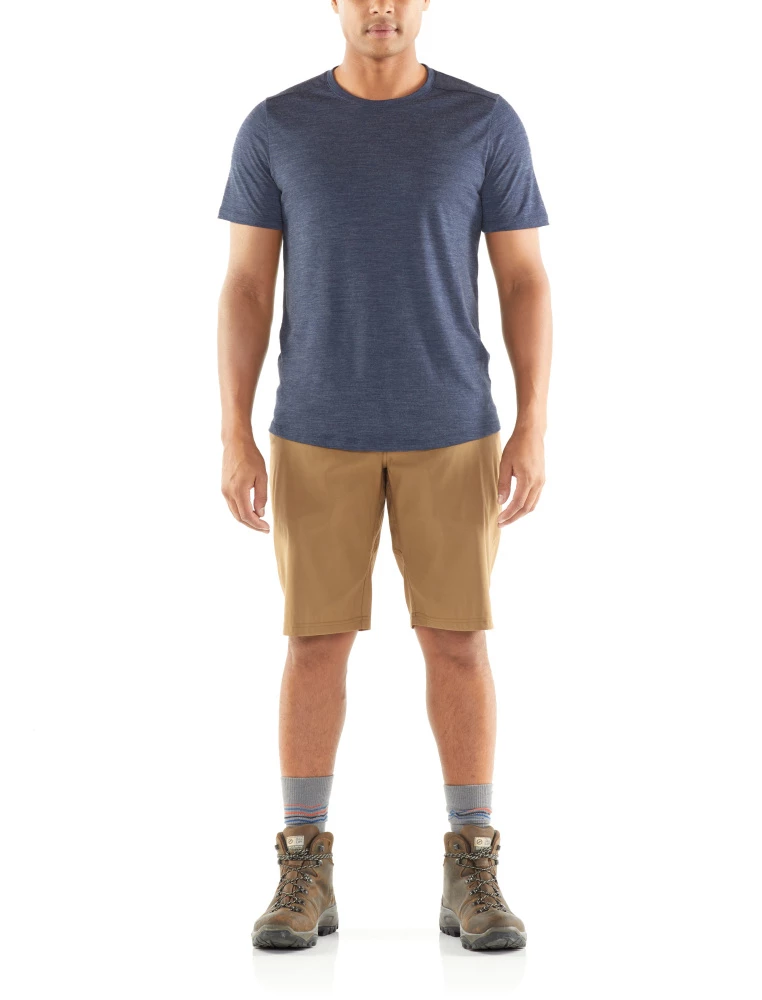 Icebreaker Merino Hybrid Sphere Mens T-Shirt Blue Heather Medium 5 Icebreaker Merino Hybrid Sphere Mens T-Shirt Blue Heather Medium - Image 3