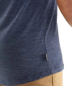Icebreaker Merino Hybrid Sphere Mens T-Shirt Blue Heather Medium 12 Icebreaker Merino Hybrid Sphere Mens T-Shirt Blue Heather Medium -Cheap Icebreaker Shop 104570401 6