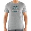 Icebreaker Merino Tech Lite Short Sleeve Crewe Cook Crest Mens T-Shirt Metro Heather 2XL -Cheap Icebreaker Shop 104578001 2 1