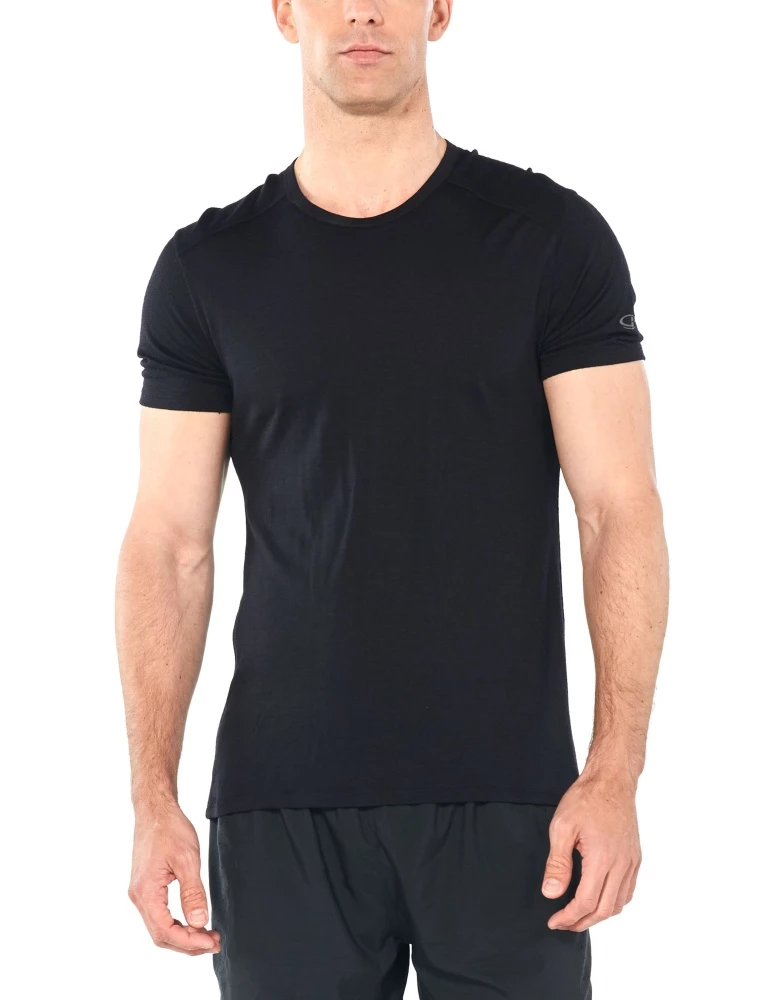 Icebreaker Merino Amplify Hybrid Mens T-Shirt Black XL 3 Icebreaker Merino Amplify Hybrid Mens T-Shirt Black XL