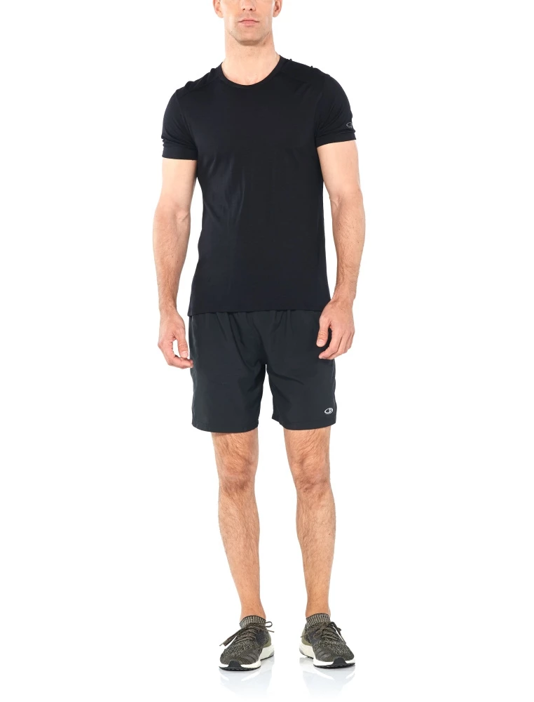 Icebreaker Merino Amplify Hybrid Mens T-Shirt Black XL 5 Icebreaker Merino Amplify Hybrid Mens T-Shirt Black XL - Image 3