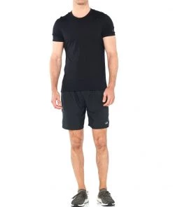 Icebreaker Merino Amplify Hybrid Mens T-Shirt Black M -Cheap Icebreaker Shop 104581010 4