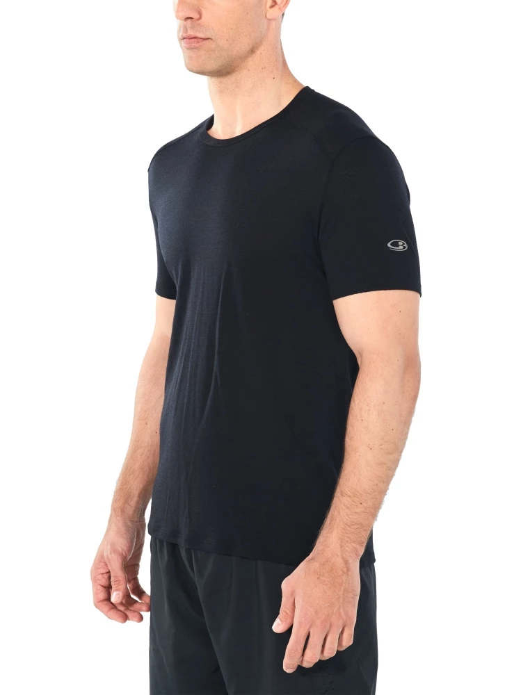 Icebreaker Merino Amplify Hybrid Mens T-Shirt Black XL 6 Icebreaker Merino Amplify Hybrid Mens T-Shirt Black XL - Image 4