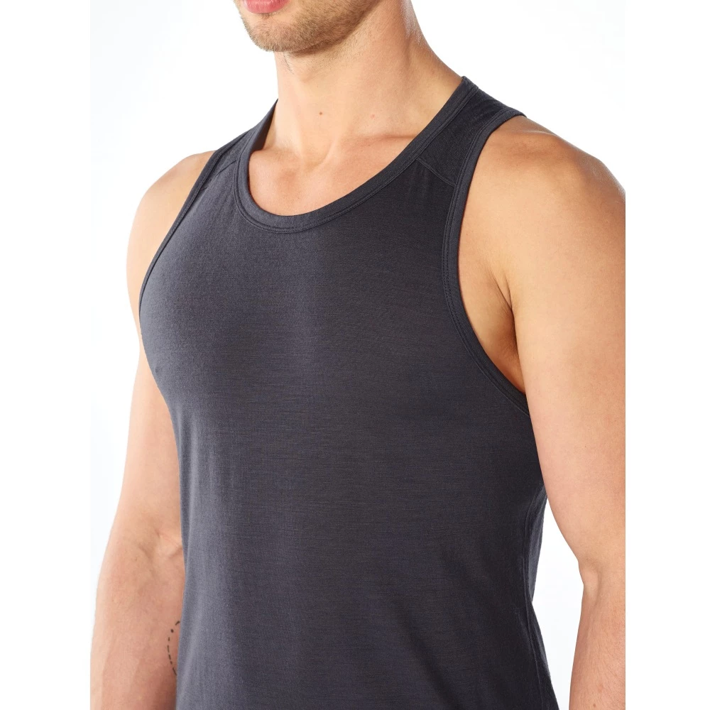 Icebreaker Merino Hybrid Amplify Mens Tank Dark Grey XL 6 Icebreaker Merino Hybrid Amplify Mens Tank Dark Grey XL - Image 4