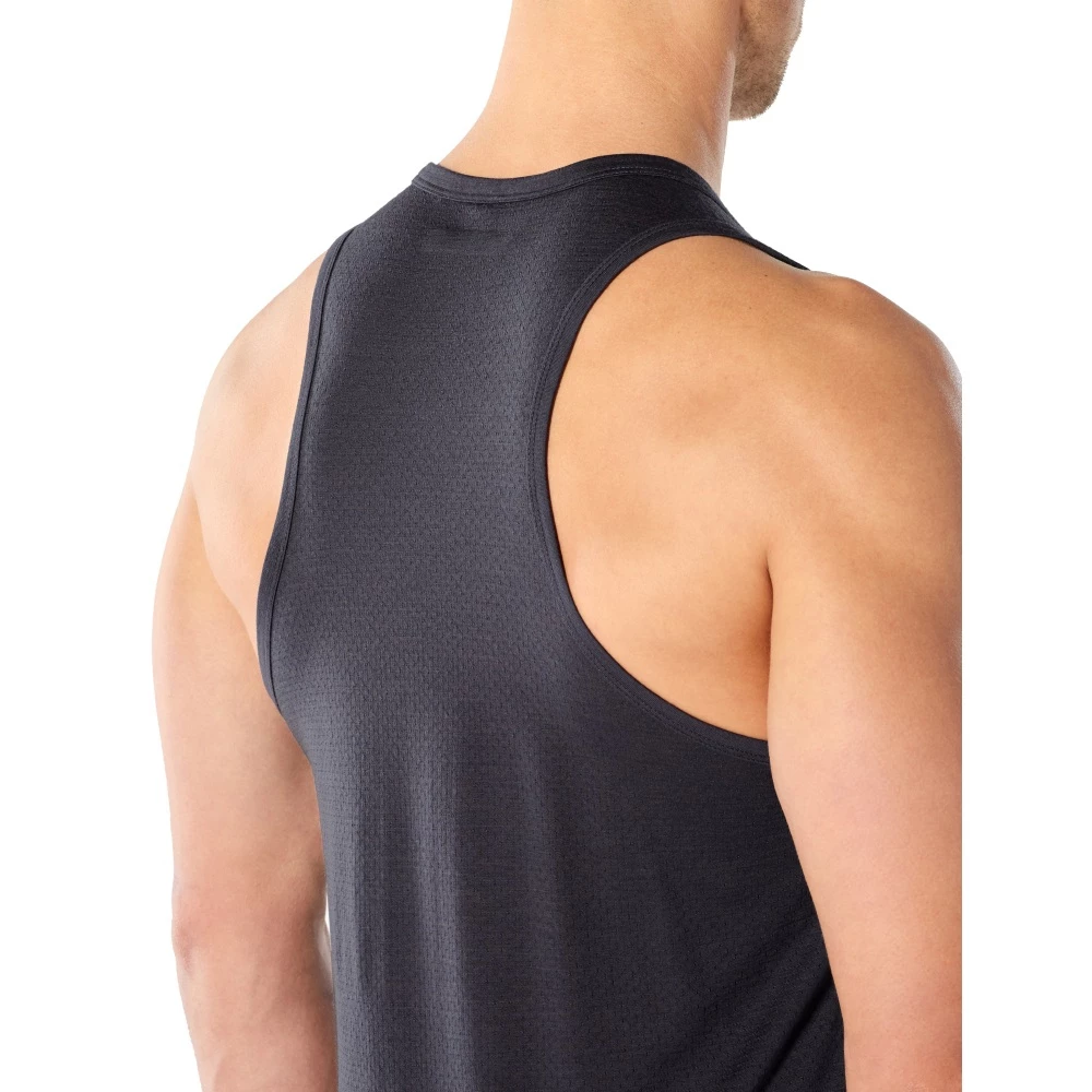 Icebreaker Merino Hybrid Amplify Mens Tank Dark Grey 2XL 7 Icebreaker Merino Hybrid Amplify Mens Tank Dark Grey 2XL - Image 5