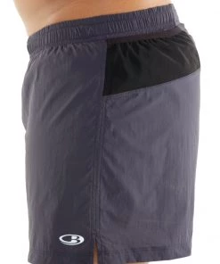 Icebreaker Impulse Merino Hybrid Mens Running Shorts Panther 2XL -Cheap Icebreaker Shop 104586001 6 1