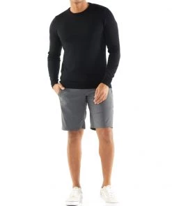 Icebreaker Merino Hybrid Quailburn Crewe Mens Sweater Black XL 10 Icebreaker Merino Hybrid Quailburn Crewe Mens Sweater Black XL -Cheap Icebreaker Shop 104700001 4 1