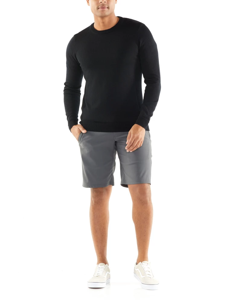 Icebreaker Merino Hybrid Quailburn Crewe Mens Sweater Black L 5 Icebreaker Merino Hybrid Quailburn Crewe Mens Sweater Black L - Image 3
