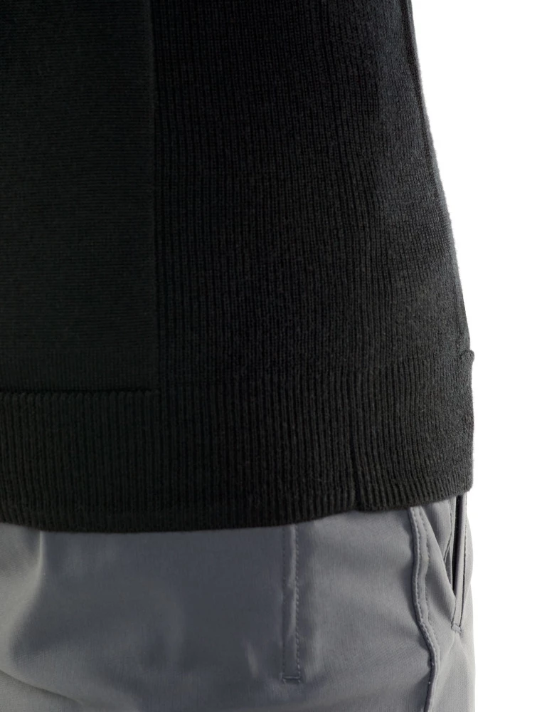 Icebreaker Merino Hybrid Quailburn Crewe Mens Sweater Black M 6 Icebreaker Merino Hybrid Quailburn Crewe Mens Sweater Black M - Image 4