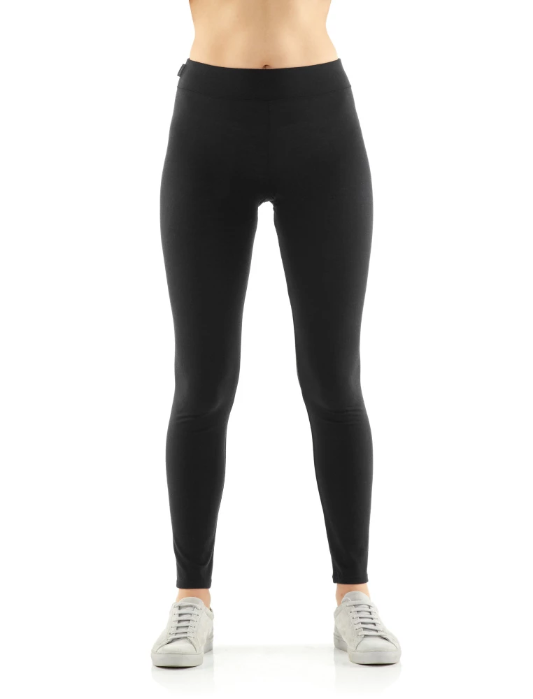 Icebreaker Merino Womens Solace Leggings Black 3 Icebreaker Merino Womens Solace Leggings Black