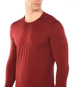 Icebreaker Merino 200 Oasis Mens Long Sleeve Thermal Shirt Cabernet L 10 Icebreaker Merino 200 Oasis Mens Long Sleeve Thermal Shirt Cabernet L -Cheap Icebreaker Shop 104711616 5