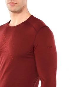 Icebreaker Merino 200 Oasis Mens Long Sleeve Thermal Shirt Cabernet L 11 Icebreaker Merino 200 Oasis Mens Long Sleeve Thermal Shirt Cabernet L -Cheap Icebreaker Shop 104711616 6