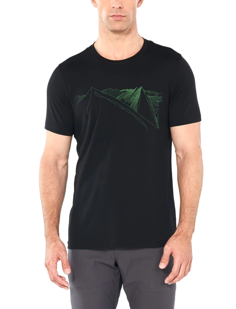 Icebreaker Merino Tech Lite Mens T-Shirt Peak In Reach Black 2XL 3 Icebreaker Merino Tech Lite Mens T-Shirt Peak In Reach Black 2XL