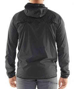Icebreaker Merino Coriolis II Mens Hooded Windbreaker Black 2XL -Cheap Icebreaker Shop 104801001 3 2