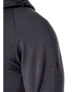 Icebreaker Merino Hybrid Momentum Mens Hoodie Dark Grey S -Cheap Icebreaker Shop 104850018 5