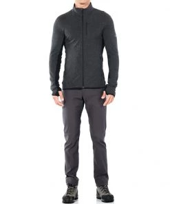 Icebreaker Merino Descender Zip Mens Jersey Black L 10 Icebreaker Merino Descender Zip Mens Jersey Black L -Cheap Icebreaker Shop 104853a01 4 1