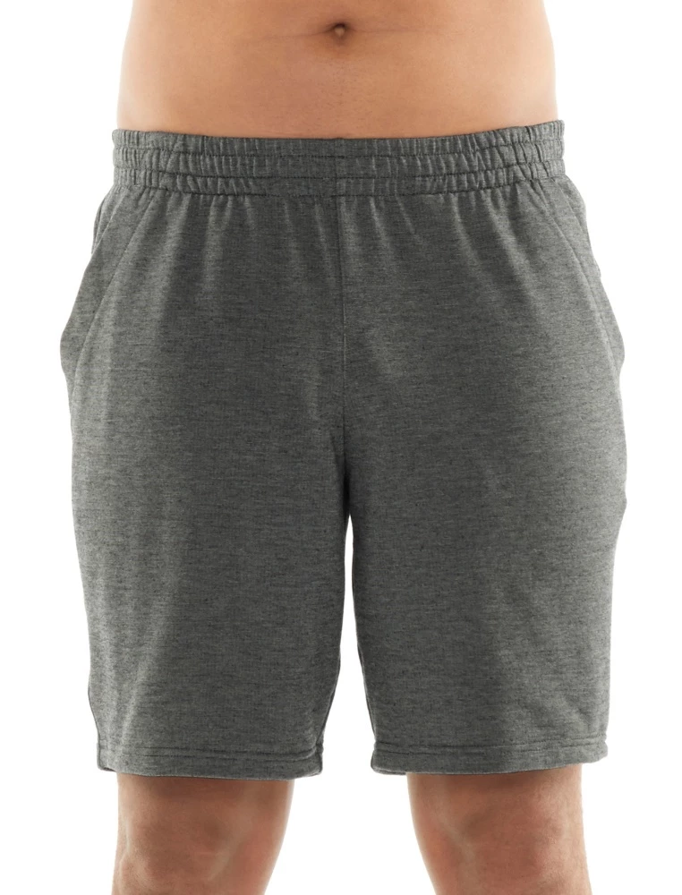 Icebreaker Merino Hybrid Momentum Mens Shorts Black Heather/Snow Heather M 3 Icebreaker Merino Hybrid Momentum Mens Shorts Black Heather/Snow Heather M