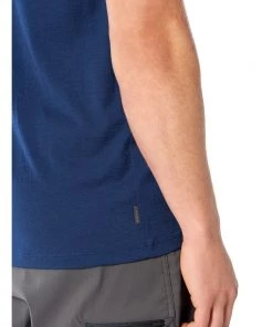 Icebreaker Tech Lite Wireframe Wonder Mens T-Shirt Estate Blue 2XL -Cheap Icebreaker Shop 104943427 6