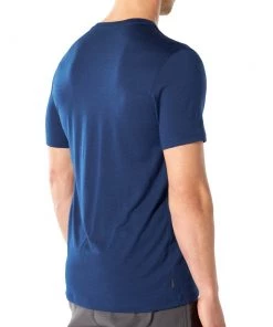 Icebreaker Tech Lite Wireframe Wonder Mens T-Shirt Estate Blue 2XL -Cheap Icebreaker Shop 104943427 7