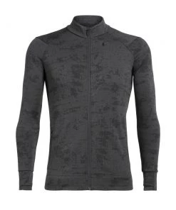 Icebreaker Merino Away II Mens Long Sleeve Thermal Shirt Grey XL -Cheap Icebreaker Shop 104957003 1