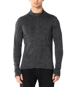Icebreaker Merino Away II Mens Long Sleeve Thermal Shirt Grey M