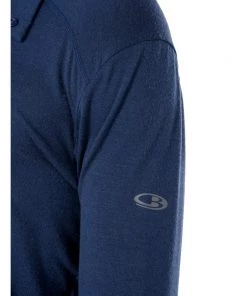 Icebreaker Merino Saige Mens Rugby Jersey Dark Blue 2XL -Cheap Icebreaker Shop 104959427 7 1