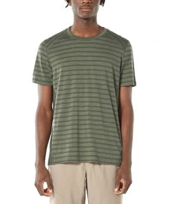 Icebreaker Merino Hybrid Elowen Mens T-Shirt Cypress 2XL