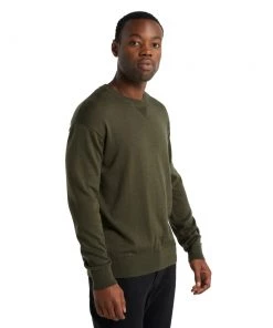 Icebreaker Merino Hybrid Nova Mens Jersey Loden L -Cheap Icebreaker Shop 104971069 1 1