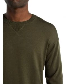 Icebreaker Merino Hybrid Nova Mens Jersey Loden L -Cheap Icebreaker Shop 104971069 7 1