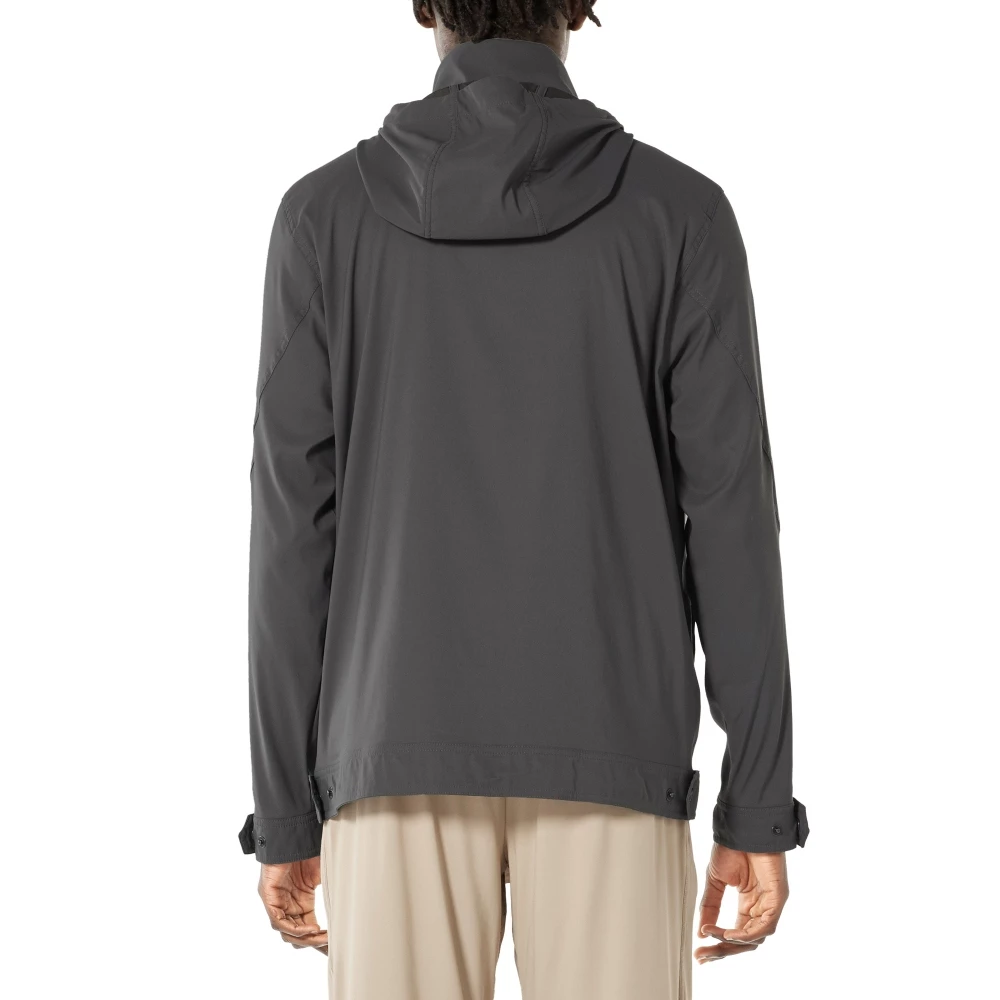 Icebreaker Merino Hybrid Briar Mens Hooded Jacket Grey Medium 4 Icebreaker Merino Hybrid Briar Mens Hooded Jacket Grey Medium - Image 2