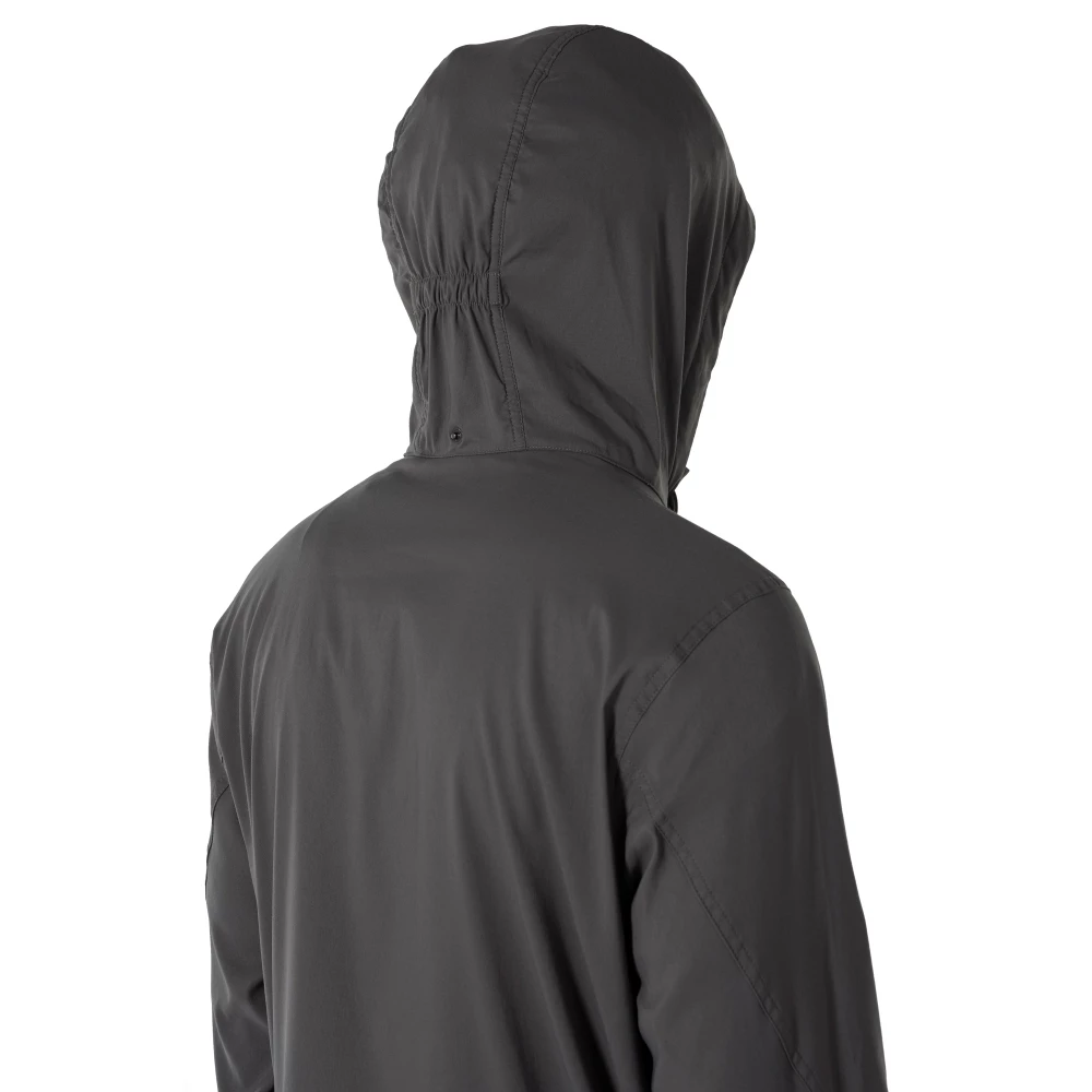 Icebreaker Merino Hybrid Briar Mens Hooded Jacket Grey Medium 6 Icebreaker Merino Hybrid Briar Mens Hooded Jacket Grey Medium - Image 4