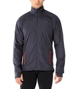 Icebreaker Merino Hybrid Rush Mens Windbreaker Jacket Black XL