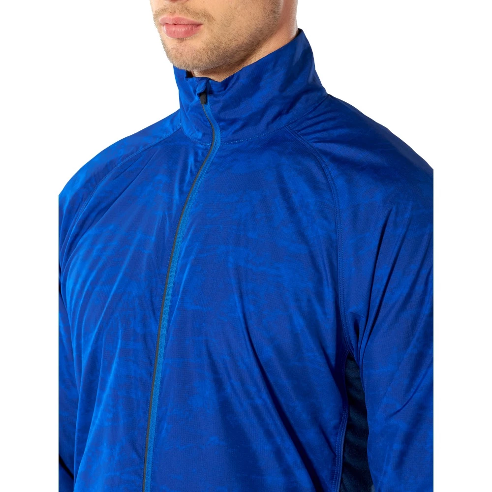 Icebreaker Merino Hybrid Rush Mens Windbreaker Jacket Blue 4 Icebreaker Merino Hybrid Rush Mens Windbreaker Jacket Blue - Image 2