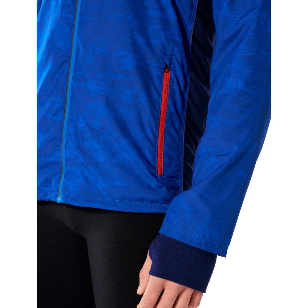 Icebreaker Merino Hybrid Rush Mens Windbreaker Jacket Blue 5 Icebreaker Merino Hybrid Rush Mens Windbreaker Jacket Blue - Image 3