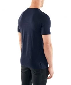 Icebreaker Merino Tech Lite Mens T-Shirt Single Line Whale Midnight Navy XL -Cheap Icebreaker Shop 105159401 7