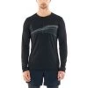 Icebreaker Merino Tech Lite Impact Timeline Mens Long Sleeve Shirt Black L -Cheap Icebreaker Shop 105163001 2 1