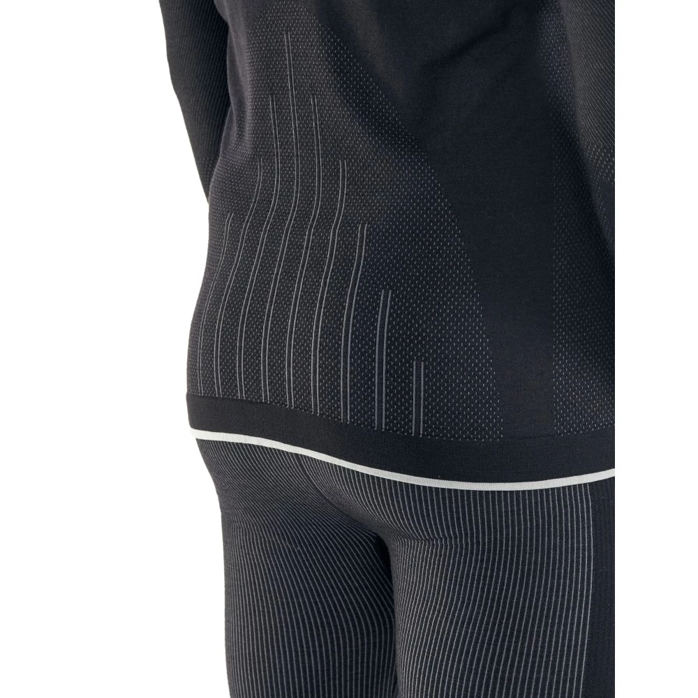 Icebreaker Merino 200 Zone Seamless Mens Half Zip Long Sleeve Shirt Black M 11 Icebreaker Merino 200 Zone Seamless Mens Half Zip Long Sleeve Shirt Black M - Image 9