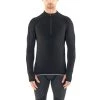 Icebreaker Merino 200 Zone Seamless Mens Half Zip Long Sleeve Shirt Black M -Cheap Icebreaker Shop 105167001 2