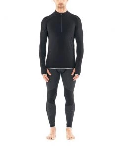 Icebreaker Merino 200 Zone Seamless Mens Half Zip Long Sleeve Shirt Black M 13 Icebreaker Merino 200 Zone Seamless Mens Half Zip Long Sleeve Shirt Black M -Cheap Icebreaker Shop 105167001 4