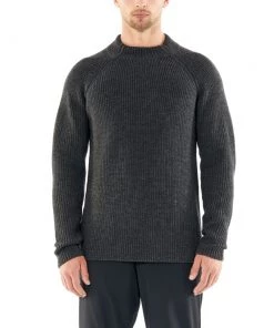 Icebreaker Merino Hillock Mens Funnel Neck Sweater Chartreuse Heather XL